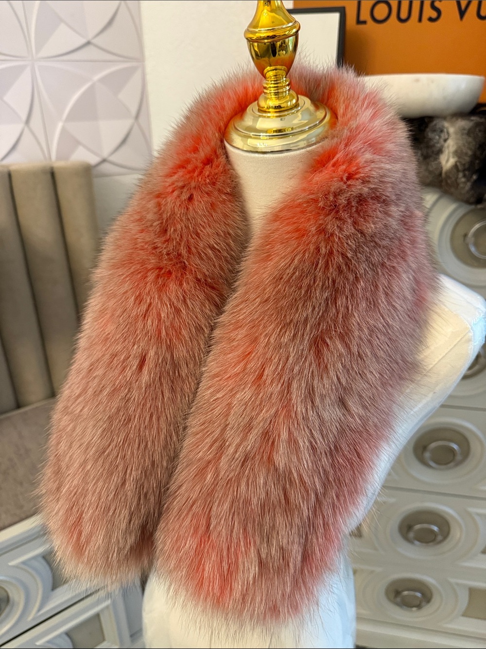Rare real Fox fur scarf - Picture 2 of 8